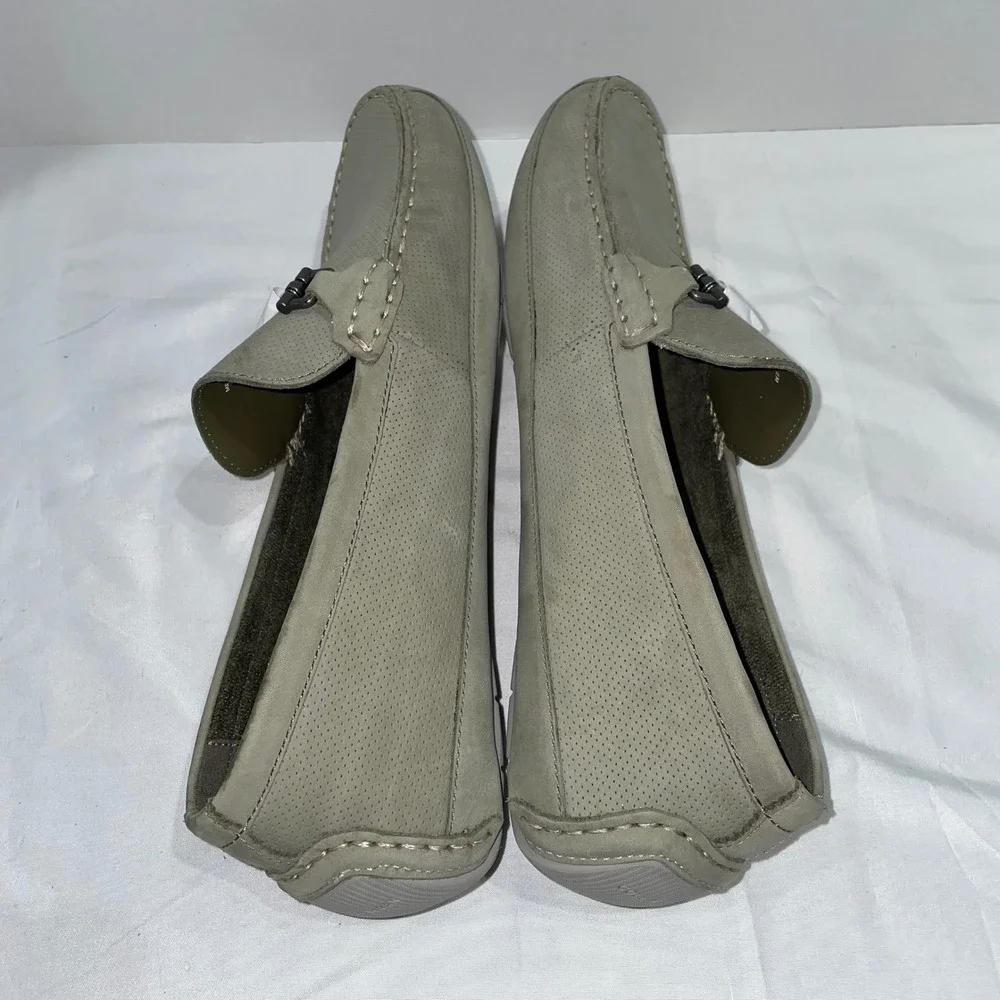 Cole Haan Gunnison Driver Loafers Olive Green Bit Detail C37272 Mens 11M